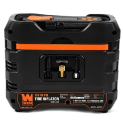 WEN AA2225 12V 90 PSI 0.8 CFM Portable Air Compressor and Tire Inflator with Carrying Case