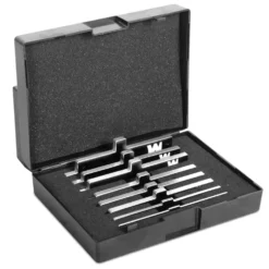 WEN 10408 Aluminum Precision Setup Blocks, Eight-Piece Gauge Set for Router Tables, Table Saws, Band Saws, and Woodworking