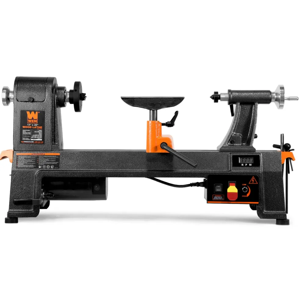 WEN 34035 6-Amp 14-Inch by 20-Inch Variable Speed Benchtop Wood Lathe