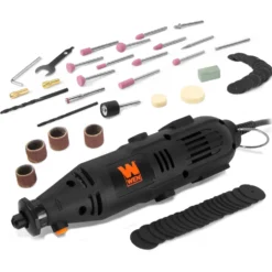 WEN 23101 1-Amp Variable Speed Rotary Tool with 100+ Accessories