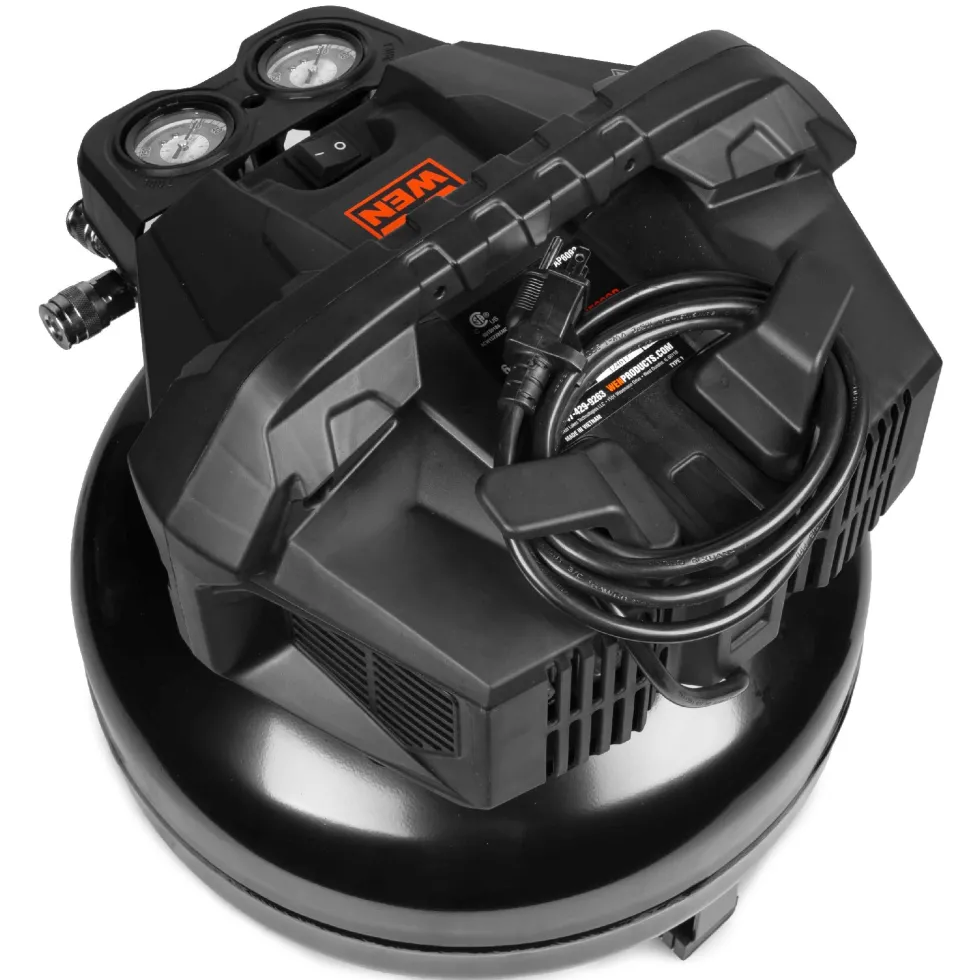 WEN AP6092 6-Gallon Oil-Free Pancake Style Air Compressor