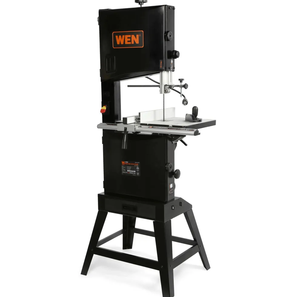 WEN BA1487 14-Inch Two-Speed Band Saw with Stand and Work Light