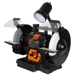 WEN BG4280 5-Amp 8-Inch Variable Speed Bench Grinder with Flexible Work Light
