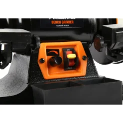WEN BG625V 2.5-Amp 6-Inch Variable Speed Bench Grinder with Flexible Work Light