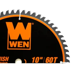 WEN BL1032-2 10-Inch 32-Tooth and 60-Tooth Carbide-Tipped Professional Woodworking Saw Blade Set, Two Pack