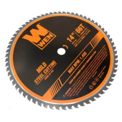 WEN BL1466 14-Inch 66-Tooth Carbide-Tipped Professional Metal Saw Blade for Mild Steel Cutting