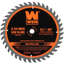 WEN BL0840 8.25-Inch 40-Tooth Carbide-Tipped Circular Saw Blade