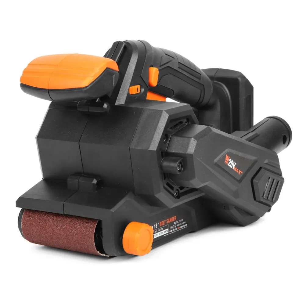 WEN 20418BT 20V Max Cordless Belt Sander, Variable Speed, Handheld and Portable (Tool Only - Battery Not Included)