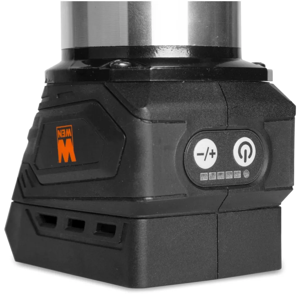 WEN 20610BT 20V Max Cordless Brushless Compact Trim Router with Fixed Base (Tool Only – Battery Not Included)