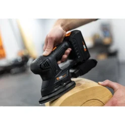 WEN 20401BT 20V Max Cordless Detailing Palm Sander (Tool Only – Battery Not Included)