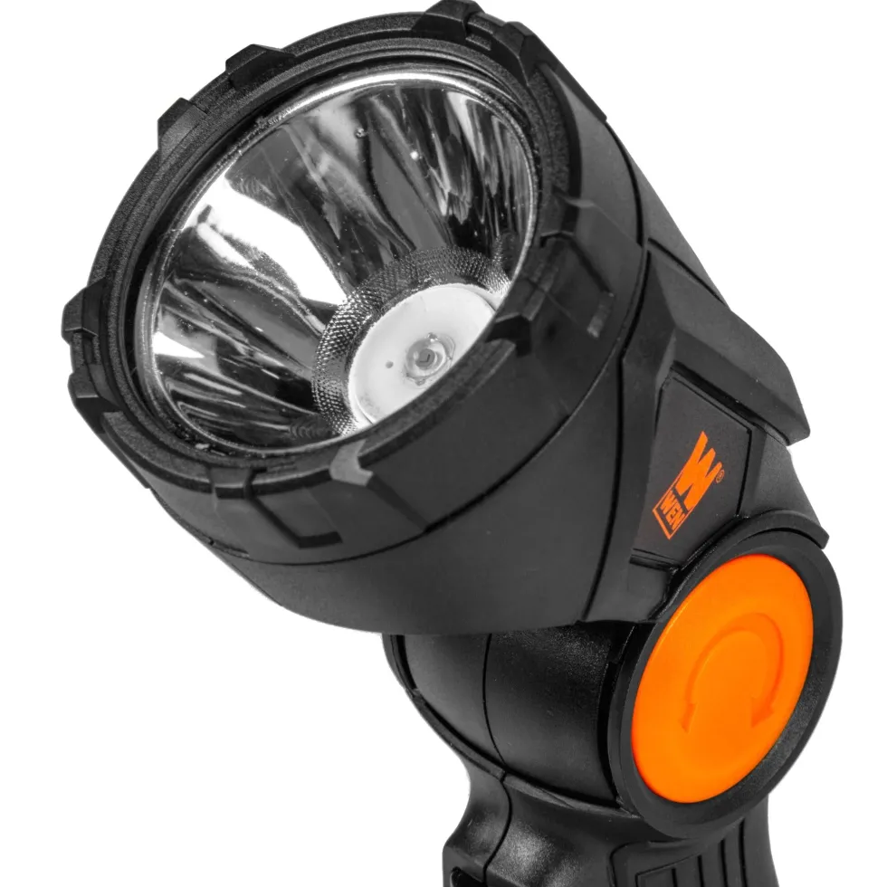 WEN 20817BT 20V Max Cordless 180-Lumen Handheld LED Work Light and Flashlight with Pivoting Head (Tool Only – Battery Not Included)
