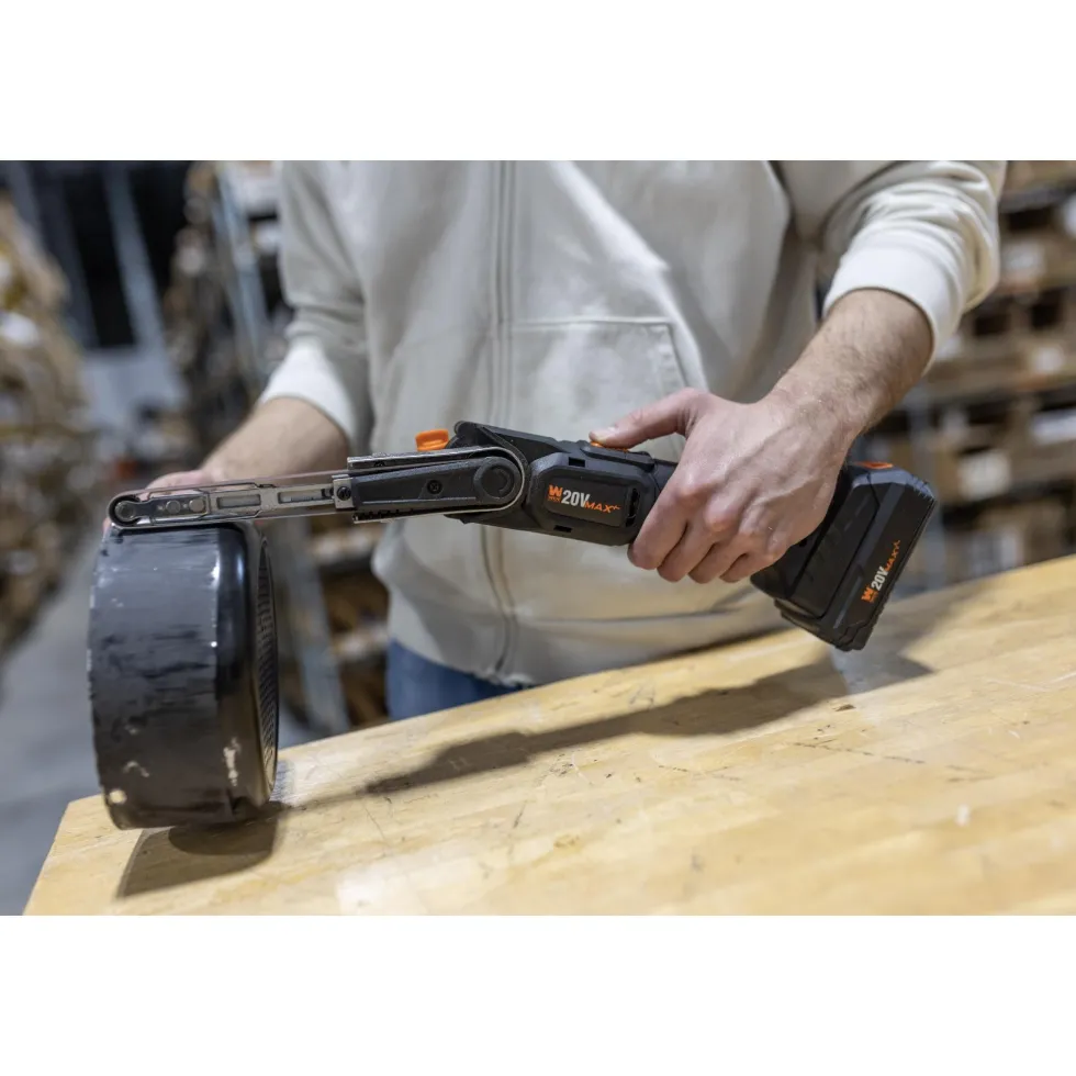 WEN 20437BT 20V Max Cordless Variable Speed Detailing File Sander (Tool Only – Battery Not Included)