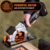 WEN 20604BT 20V Max 4-1/2-Inch Cordless Mini Circular Saw (Tool Only – Battery and Charger Not Included)
