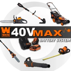WEN 40421BT 40V Max Lithium Ion 10-Inch Cordless and Brushless Pole Saw (Tool Only)