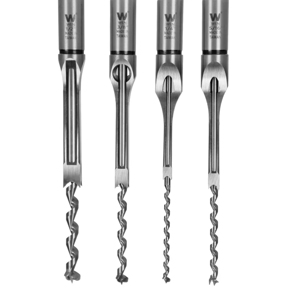 WEN CH4314M 4-Piece Premium Mortising Chisel Set for Woodworking