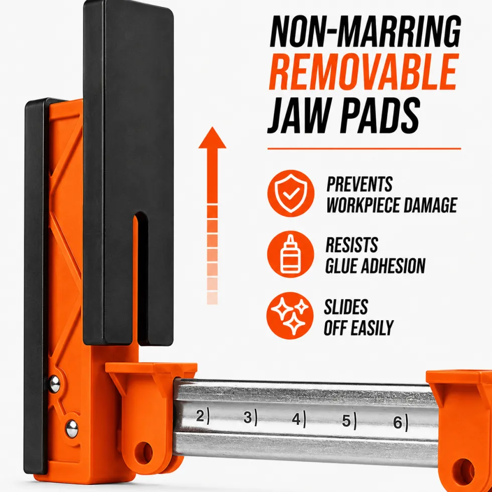 WEN CLP502 50-Inch 2000-Pound Parallel Jaw Clamp and Spreader Set, Two-Pack