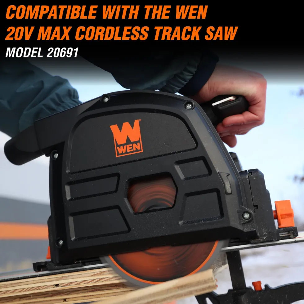 WEN CT9110 110-Inch Track Saw Track Guide Rail and Adapters