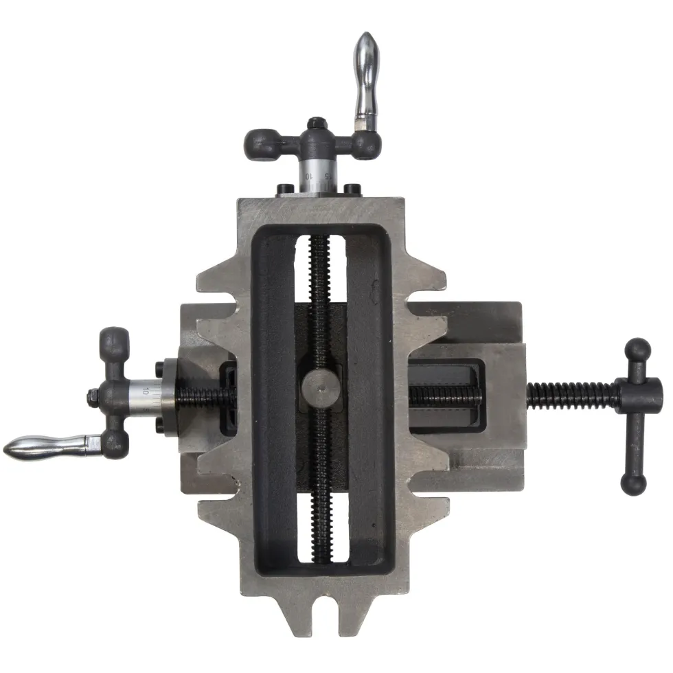 WEN CV414 4.25 in. Compound Cross Slide Industrial Strength Benchtop and Drill Press Vise
