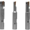 WEN DB003E 3-Piece 90-Degree Square Shoulder Indexable Carbide End Mill Set with Aluminum Storage Case