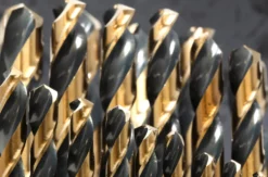 WEN DB292G 29-Piece Fully Ground Black Gold HSS Jobber Drill Bit Set with Carrying Case