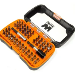 WEN DB6060 60-Piece 1/4-Inch Hex Shank Impact-Rated Magnetic Screwdriver Bit Set