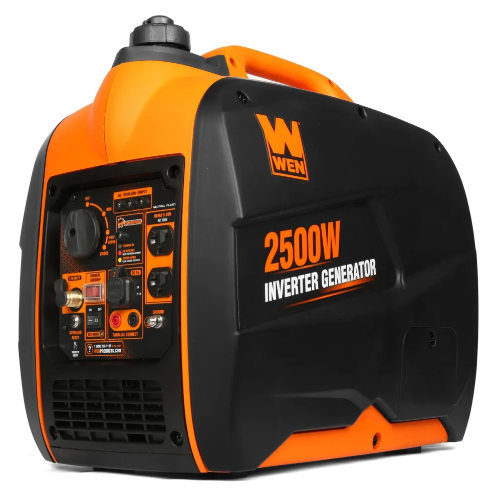 WEN DF250iX Super Quiet 2500-Watt Portable Dual Fuel Inverter Generator with Fuel Shut-Off and CO Sensor