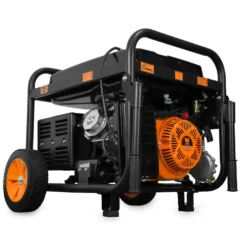WEN DF1100T 11,000-Watt 120V/240V Dual Fuel Portable Generator with Wheel Kit and Electric Start