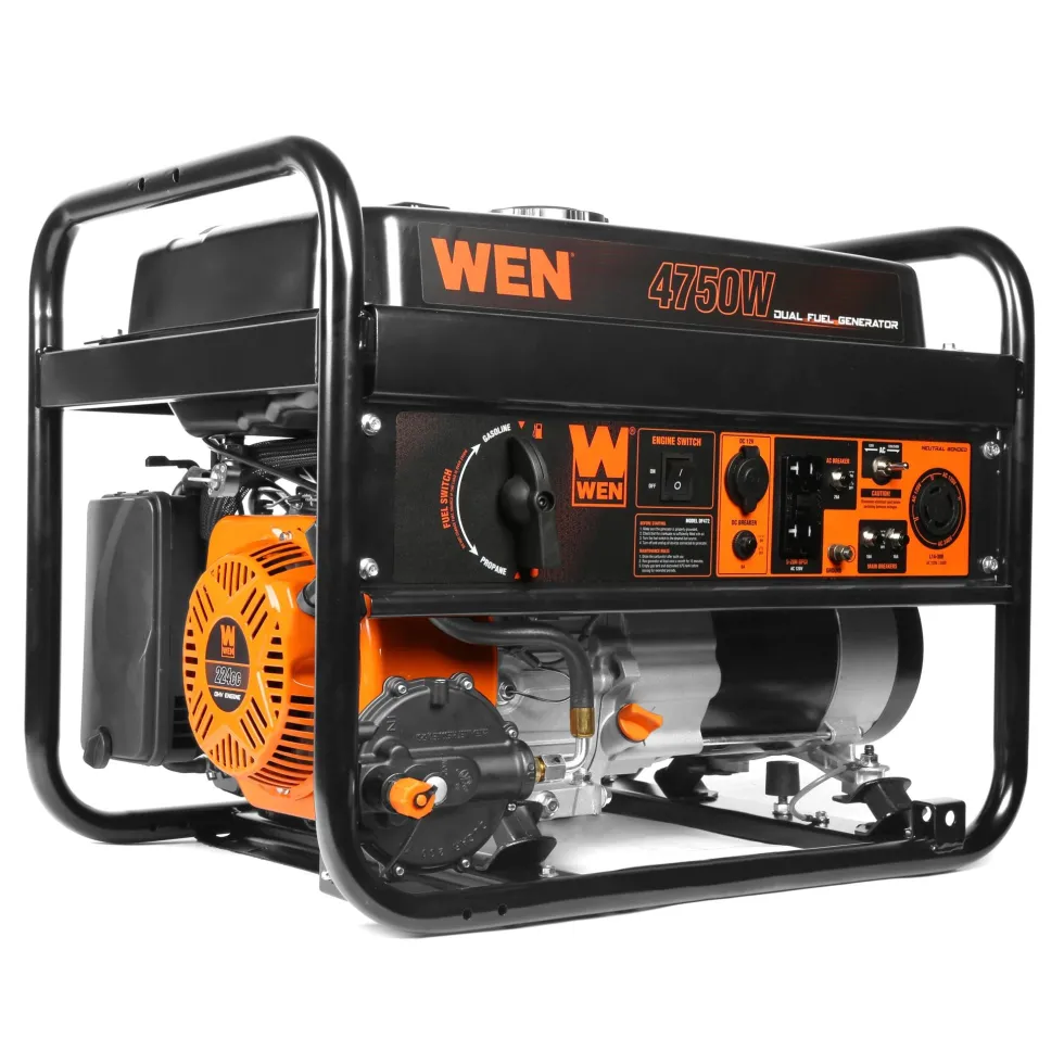 WEN DF472 4,750-Watt 120V/240V Dual Fuel Portable Generator
