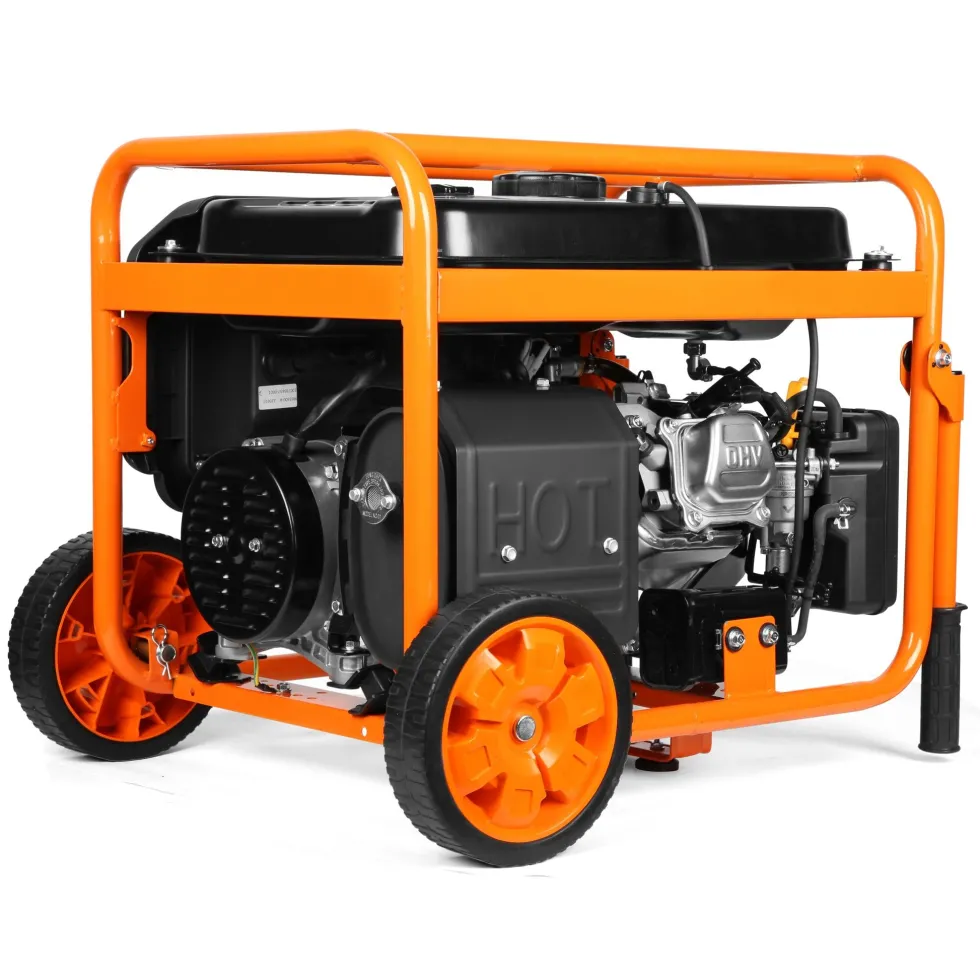 WEN DF430X 4375-Watt Dual Fuel Portable Generator with Wheel Kit and CO Shutdown Sensor
