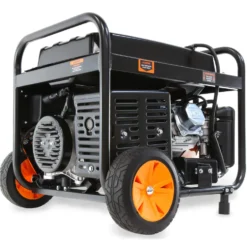 WEN DF475X 4,750-Watt 120V/240V Dual Fuel Portable Generator with Wheel Kit, Electric Start, and CO Watchdog