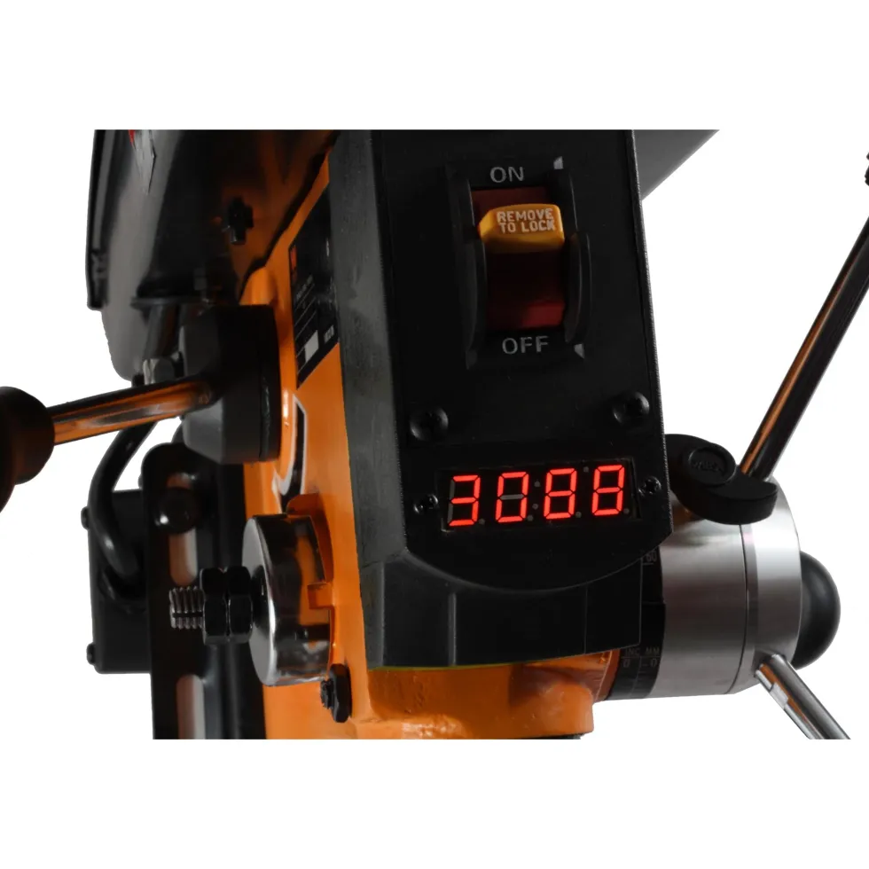 WEN DP1062V 10-Inch Benchtop Drill Press, 6.2-Amp Variable Speed Motor with Cast Iron Construction, and Laser