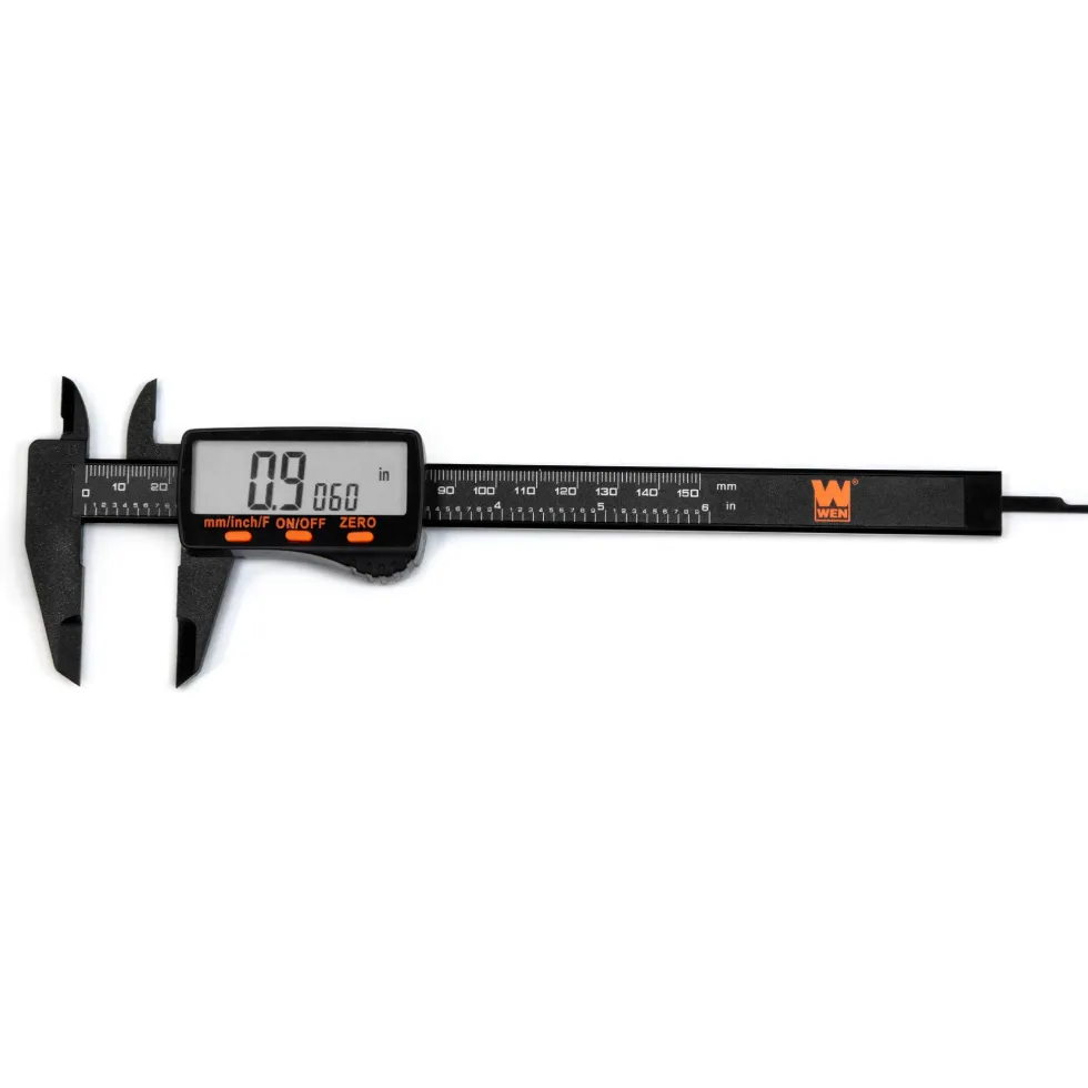 WEN 10761 Electronic 6.1-Inch Digital Caliper with LCD Readout and Storage Case