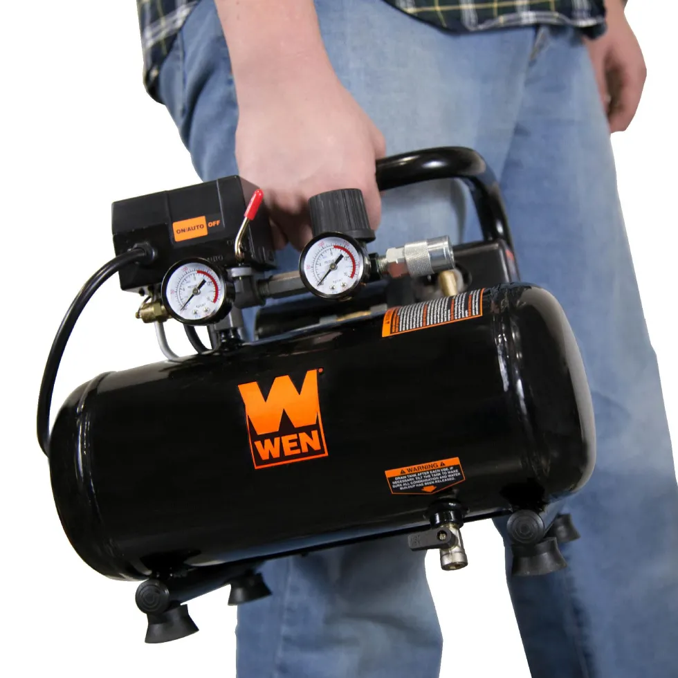 WEN 2281 1-Gallon Oil-Free Horizontal Portable Air Compressor