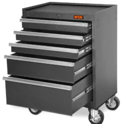 WEN GG262B 27-Inch Premium Rolling Tool Cabinet with Heavy Duty 21-Gauge Powder-Coated Steel Construction