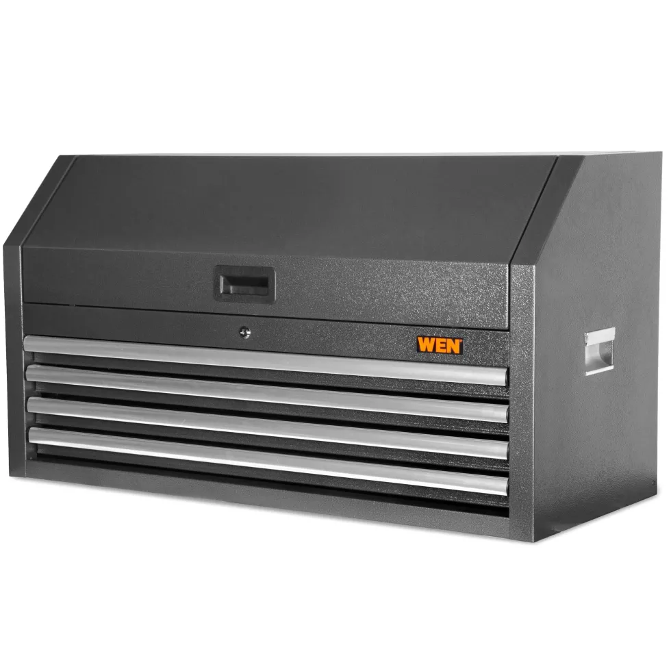 WEN GG421T 42-Inch Premium Tool Chest with Heavy Duty 21-Gauge Powder-Coated Steel Construction and Onboard Charging Station