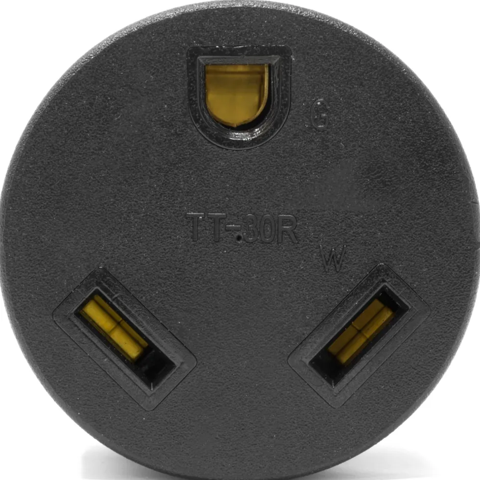 WEN GNA030 120V 30-Amp 3600-Watt Generator to RV Adapter, NEMA L5-30P Twist-Lock Power Plug to TT-30R RV-Ready Outlet