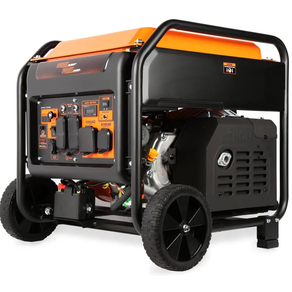 WEN GN875iX 8750-Watt RV and Transfer-Switch-Ready 120V/240V Electric Start Open Frame Inverter Generator with CO Shutdown Sensor