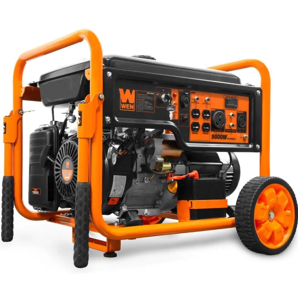 WEN GN9500 9500-Watt 420cc Transfer Switch and RV Ready 120V/240V Portable Generator with Remote Electric Start