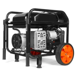 WEN GN5600 5,600-Watt Portable Generator with Wheel Kit, 224cc, Transfer-Switch, and RV-Ready