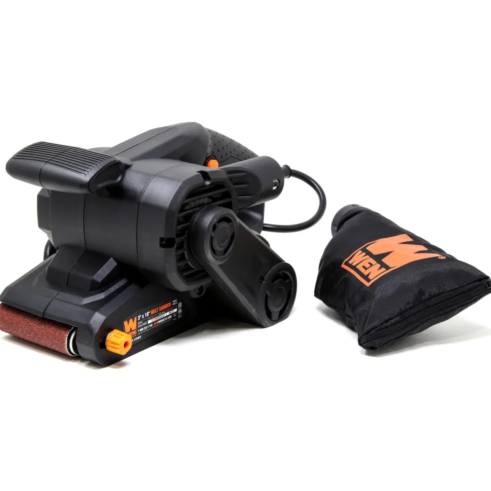 WEN HB6319 6.3-Amp 3-by-18-Inch Handheld Portable Belt Sander