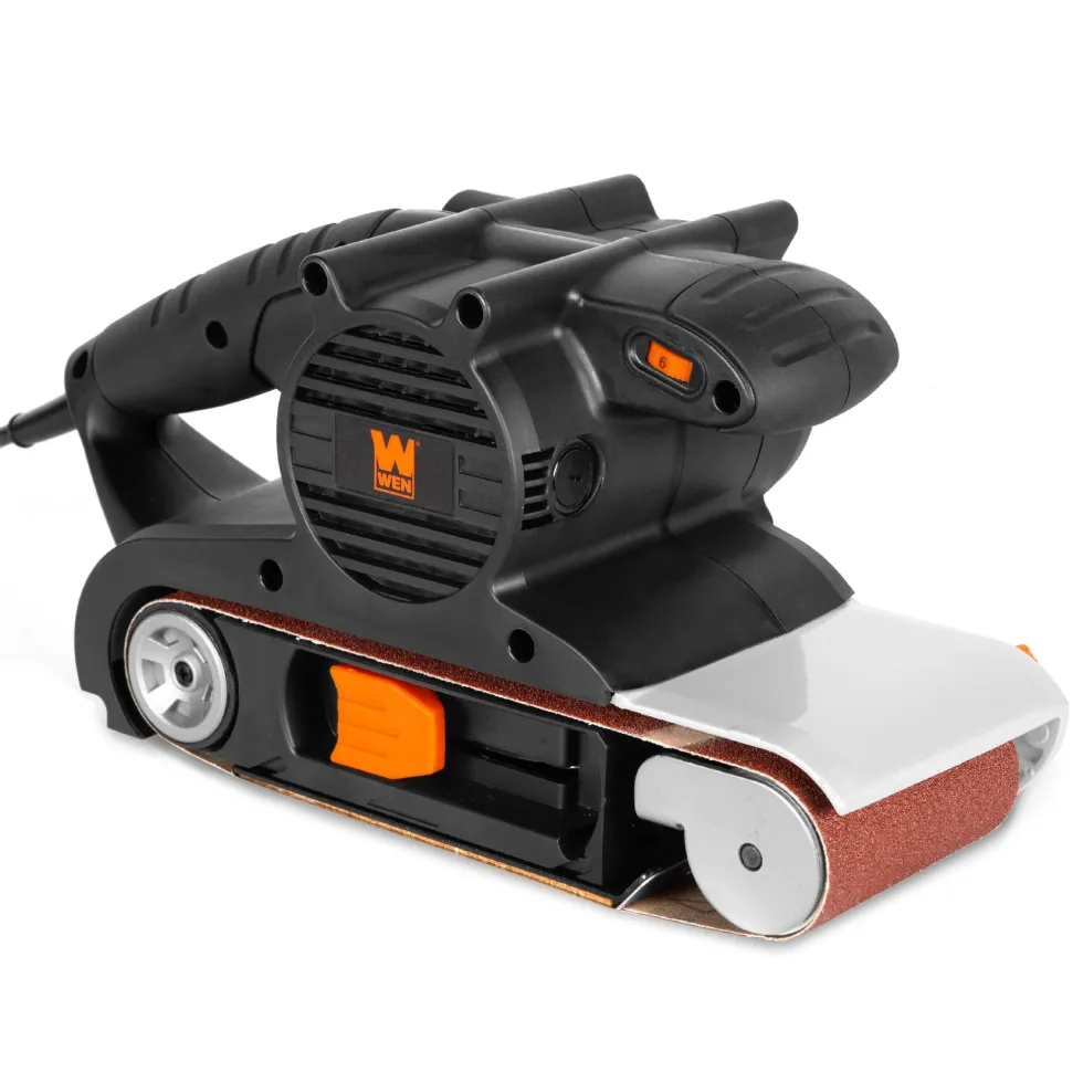 WEN HB424V 10-Amp 4-by-24-Inch Variable Speed Combination Handheld and Benchtop Belt Sander