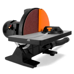 WEN 65812 12-Inch Benchtop Disc Sander with Miter Gauge and Dust Collection System