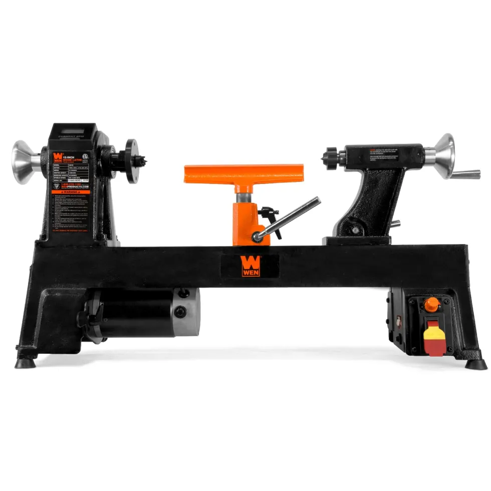 WEN 34018 12-Inch by 18-Inch Variable Speed Cast Iron Wood Lathe