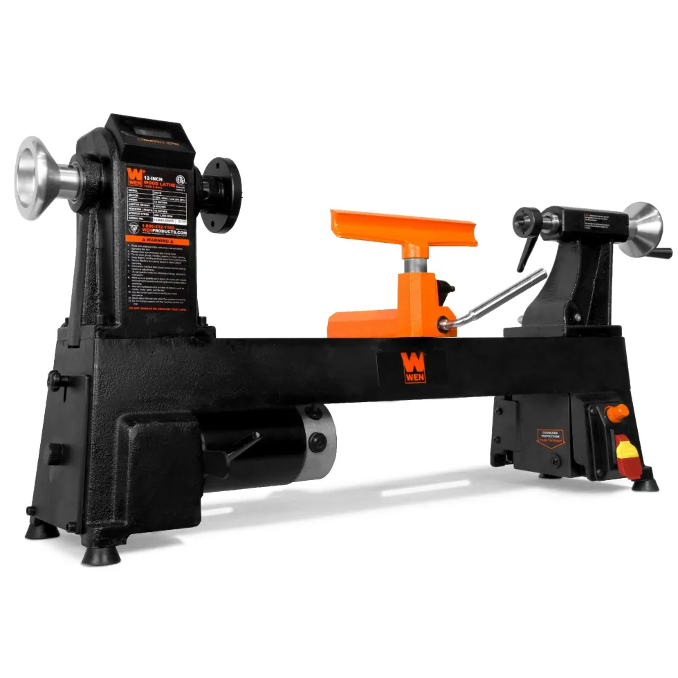 WEN 34018 12-Inch by 18-Inch Variable Speed Cast Iron Wood Lathe