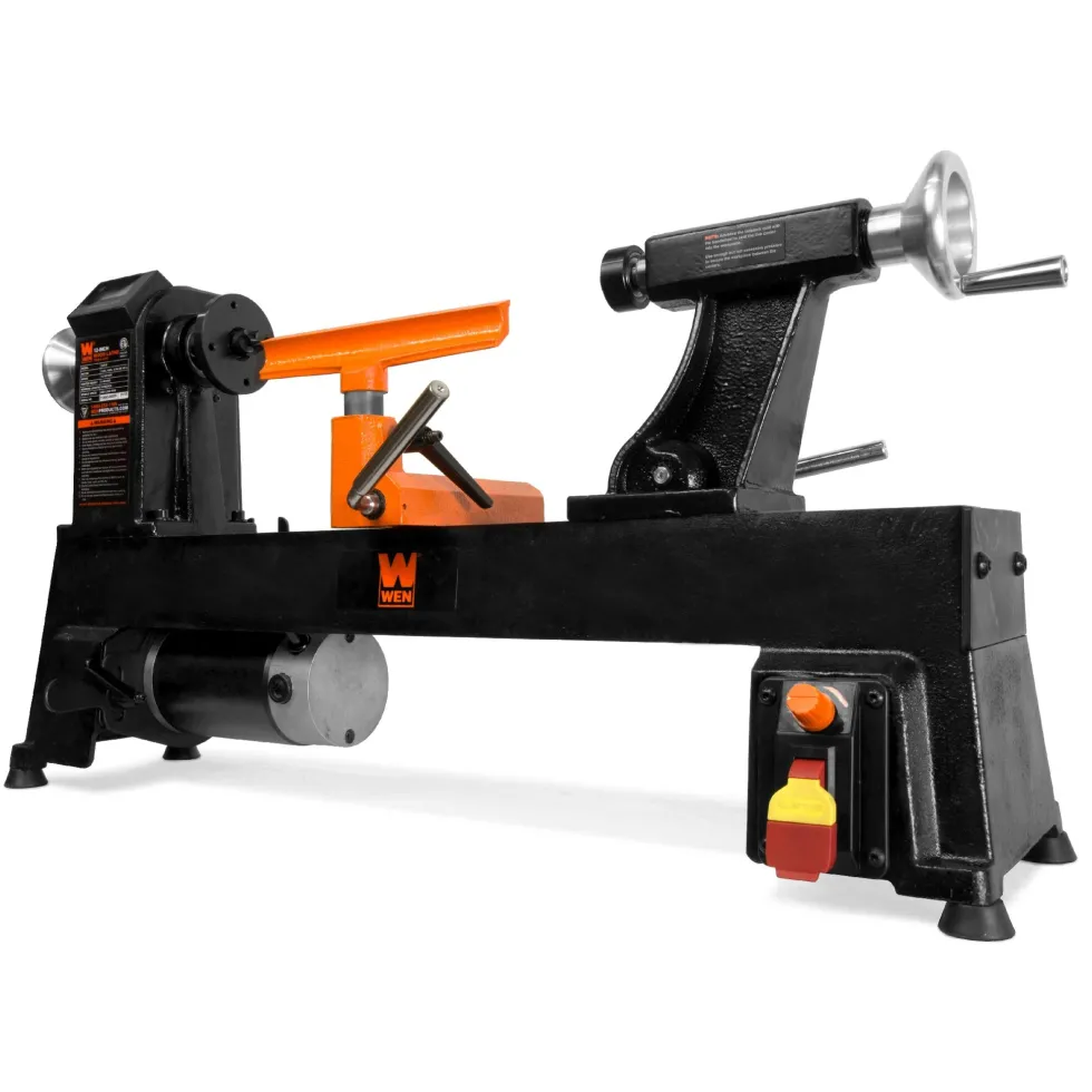 WEN 34018 12-Inch by 18-Inch Variable Speed Cast Iron Wood Lathe
