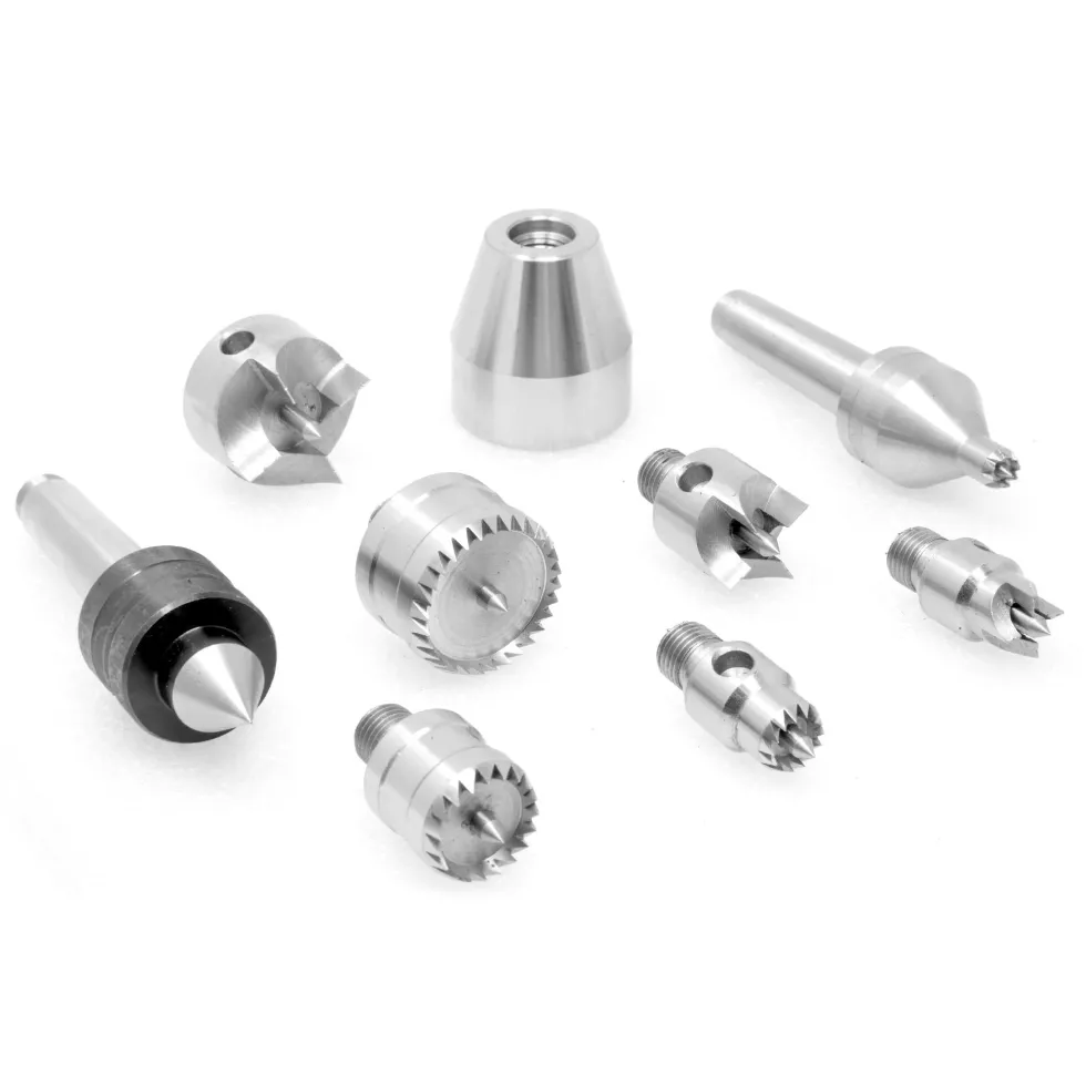 WEN LA0009 9-Piece MT2 Wood Lathe Drive and Live Center Kit with Aluminum Case