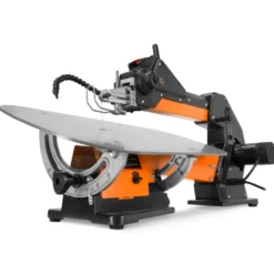 WEN LL2156 21-Inch 1.6-Amp Variable Speed Parallel Arm Scroll Saw with Extra-Large Dual-Bevel Steel Table