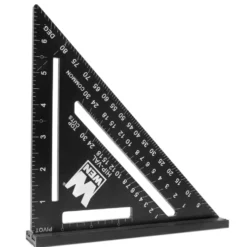 WEN ME777L 7-Inch Magnetic Rafter Square Layout Tool with Laser-Etched Scale