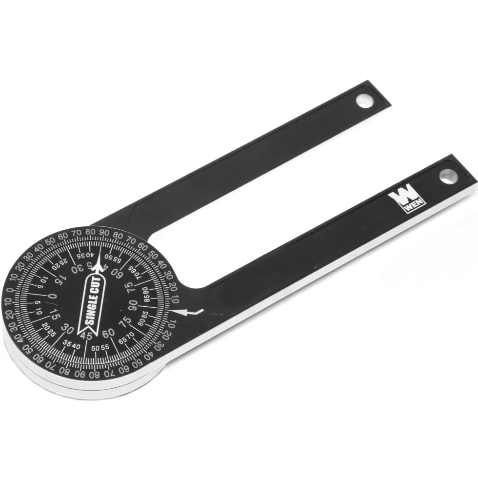 WEN ME175P 7.25-Inch Aluminum Alloy Miter Saw Protractor with Laser-Engraved Scales