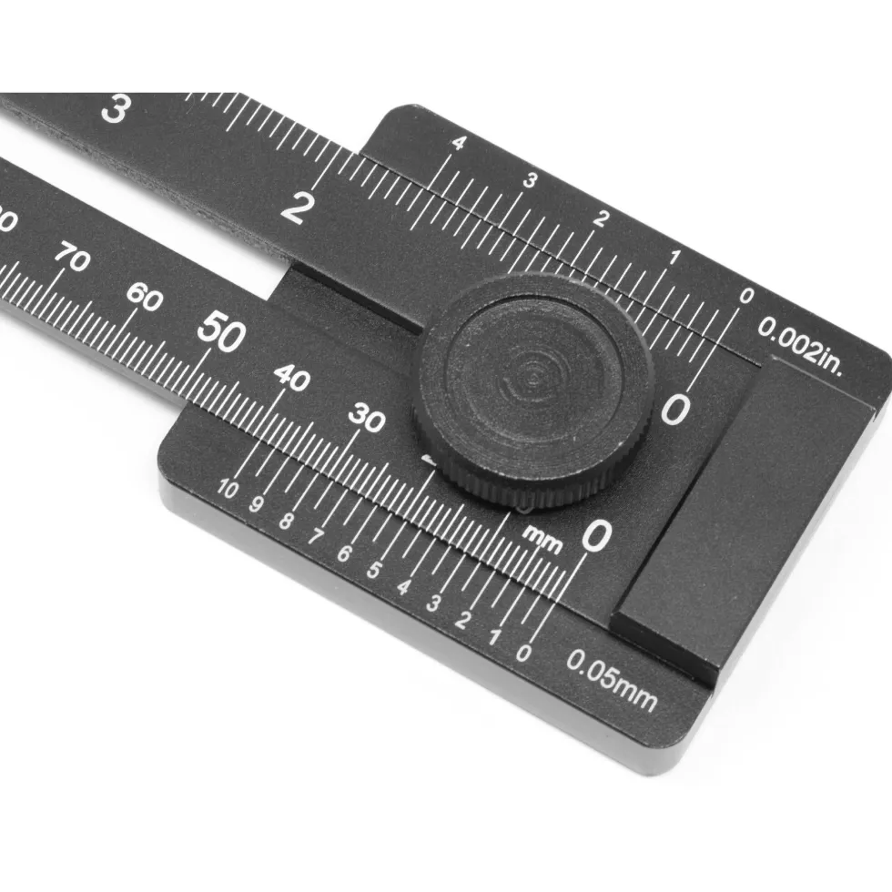 WEN ME251R 10-Inch Aluminum Offset Marking Gauge and Layout Tool with Laser-Etched Scale